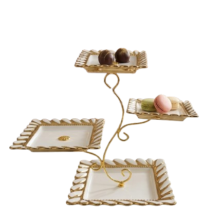 Luxury Floral Party Serving Stand – 3 Tier