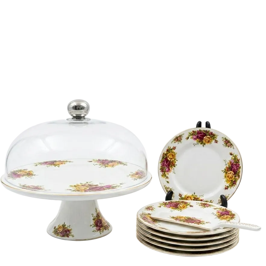 Royal Albert Luxe 9-Piece Cake Serving Sets ( 05 )