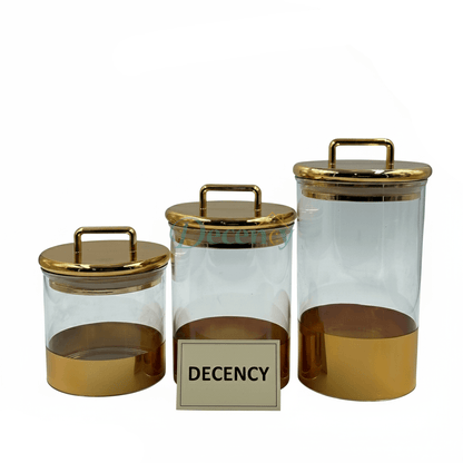 3-Piece Acrylic Storage Jar Set– Elegant & Versatile (2)