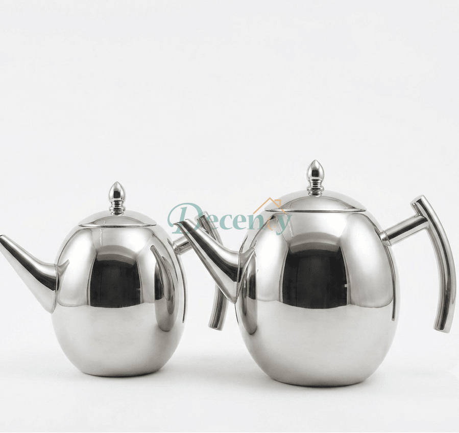 Luxury Stainless Steel Tea & Coffee Pot Set