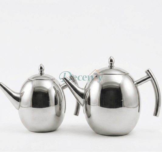 Luxury Stainless Steel Tea & Coffee Pot Set