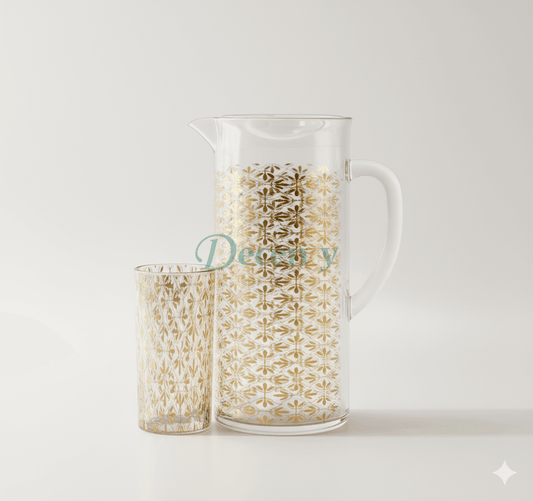 Acrylic Glass Pitcher and Jug  Set