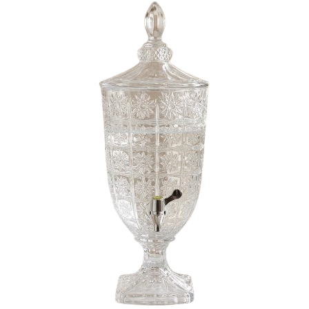Royal Crystal Beverage Dispenser Without Glasses 3 L (03)