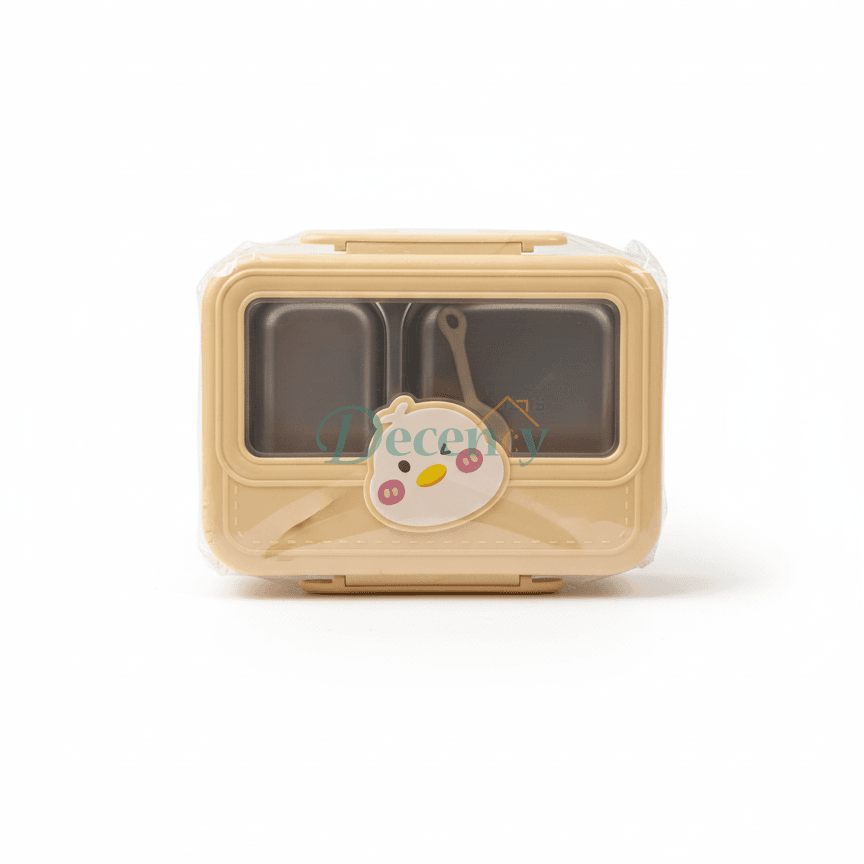 Stainless Steel Insulated Lunch Box 2 Compartment Tiffin for Kids/Office