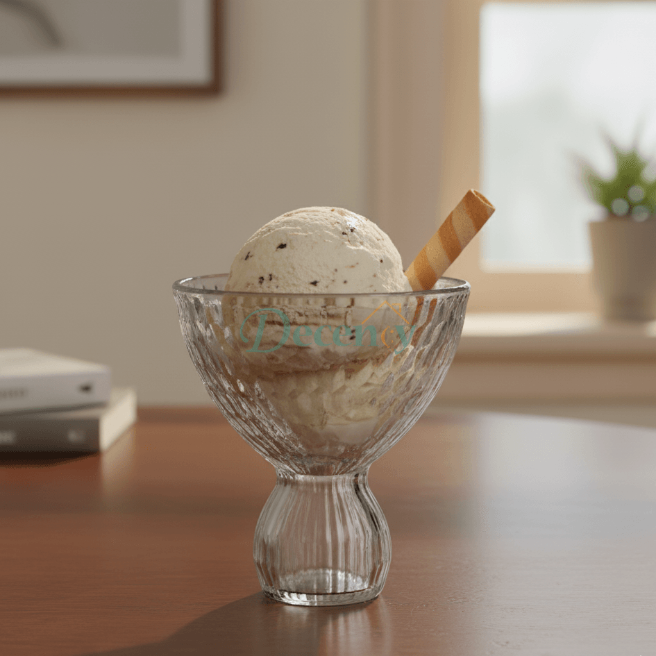 300ml Ice Cream Bowl Set of 6 – Elegant Glass Dessert Bowls