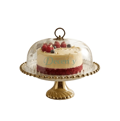 Golden Elegance Cake Display Stand