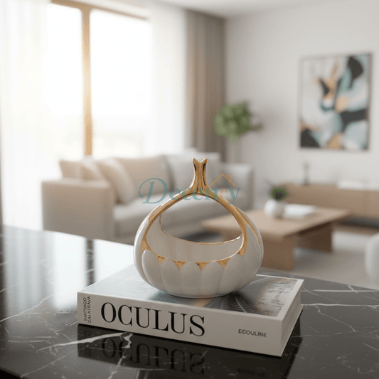 Elegant Ceramic Decorative Basket – 6x6 Inch