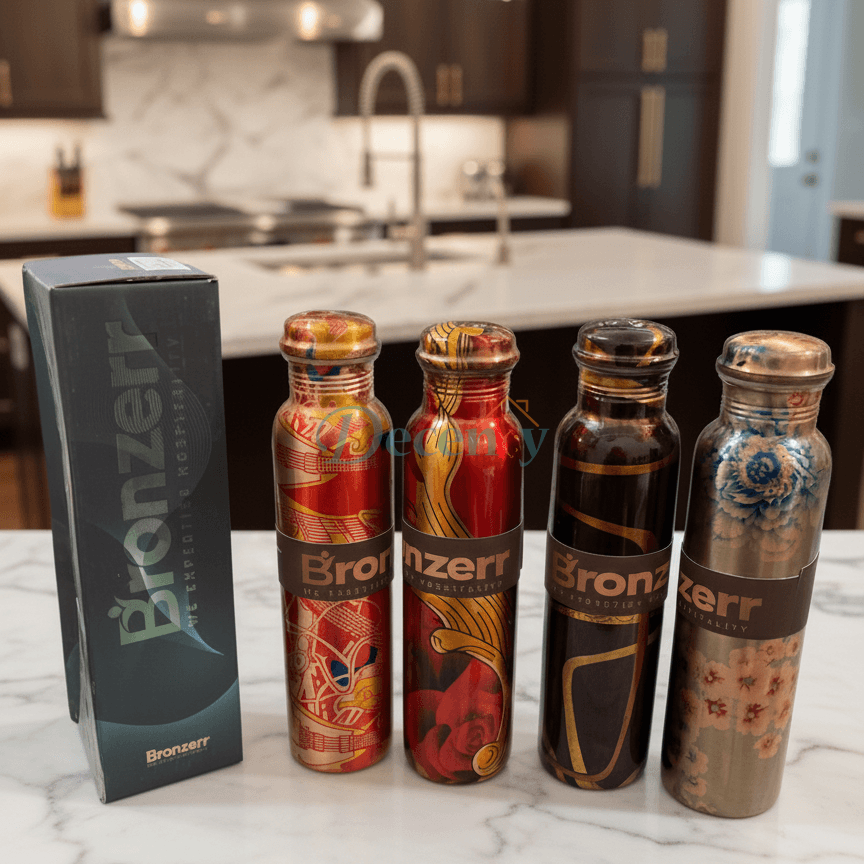 Bronzer Copper Water Bottle 800ML-1Pcs