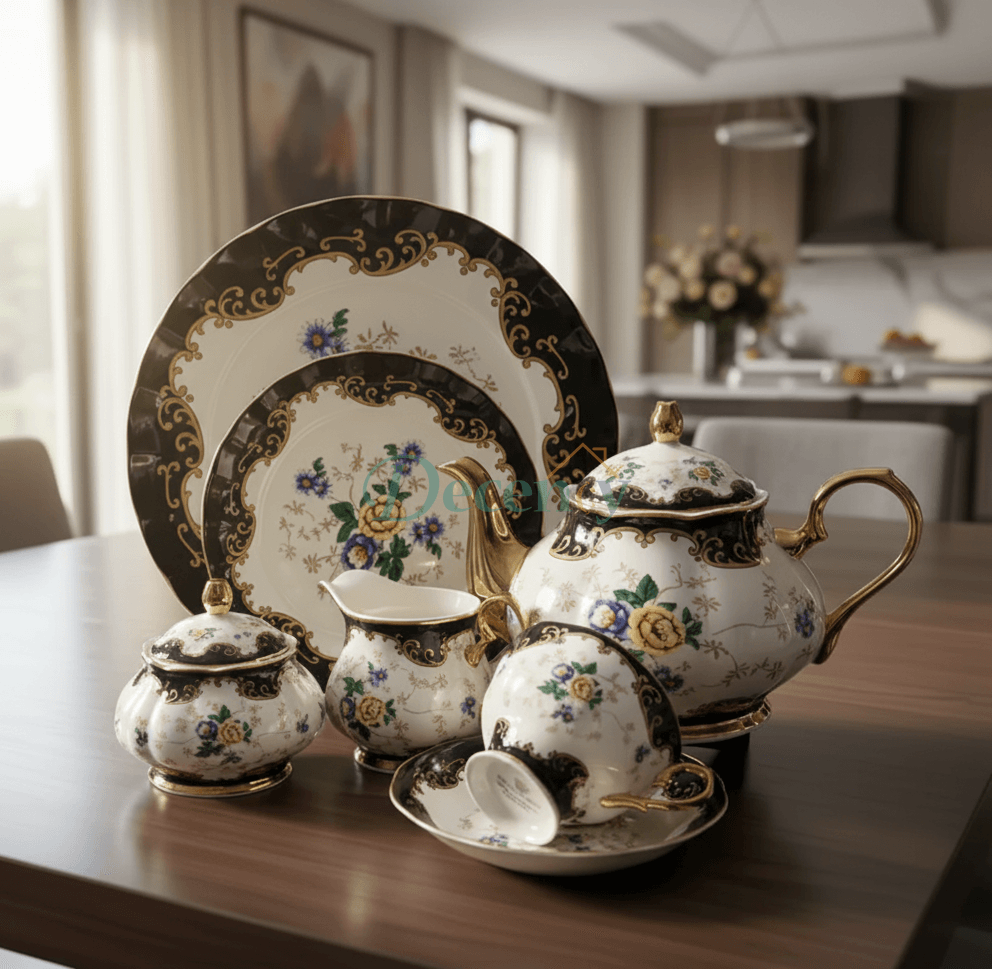 Royal Albert Style Tea Set – Design : A01-F