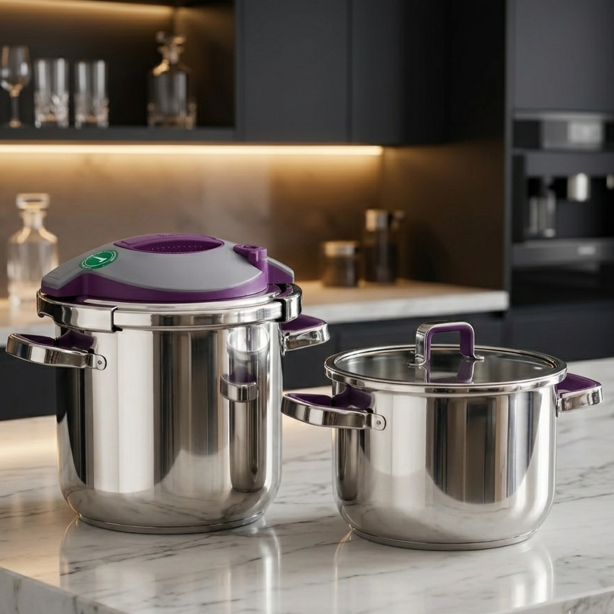 Turkish Non-Stick Cookware Set 6L/8L Granite Pots