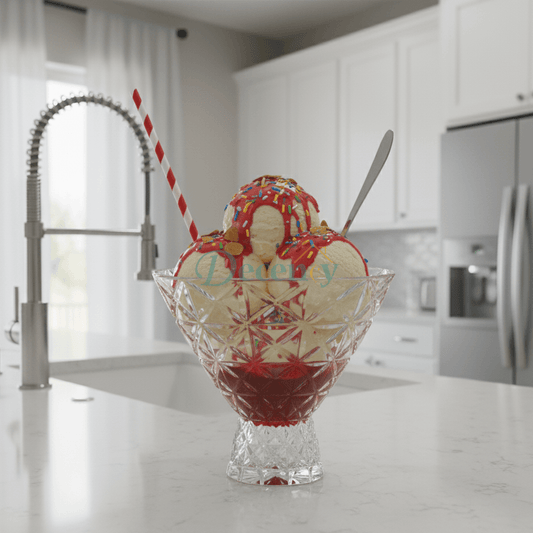 300ml Ice Cream Bowl Set of 6 – Elegant Glass Dessert Bowls