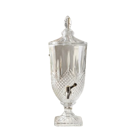 Royal Crystal Beverage Dispenser Without Glasses 3 L (04)
