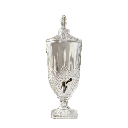 Royal Crystal Beverage Dispenser Without Glasses 3 L (04)
