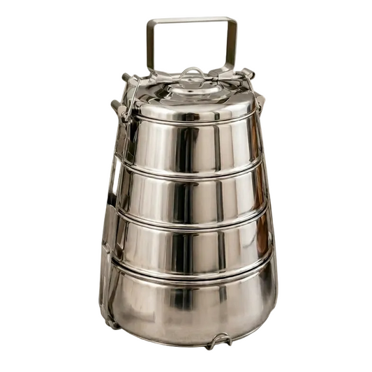 4 Layer Premium Stainless Steel Multi-Layer Lunch Box