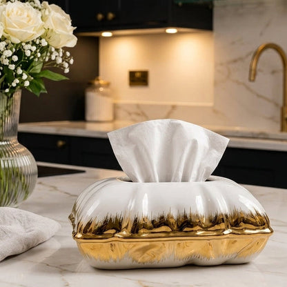 Luxury Vanity Tissue Box Holder for Home Decor
