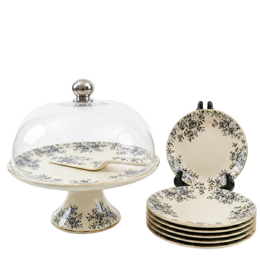 Royal Albert Luxe 9-Piece Cake Serving Sets ( 09)