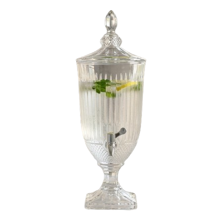 Royal Crystal Beverage Dispenser Without Glasses 3 L (05)