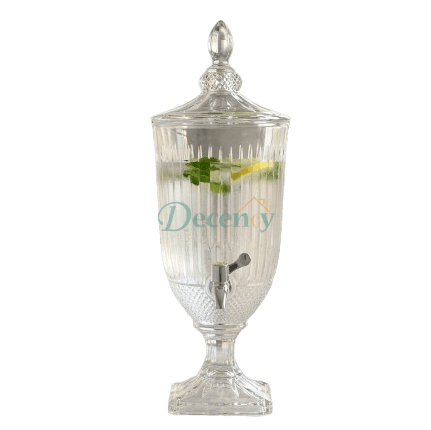Royal Crystal Beverage Dispenser Without Glasses 3 L (05)