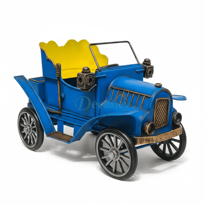 Antique Metal Jeep Model Car Showpiece for Home and Office Decor