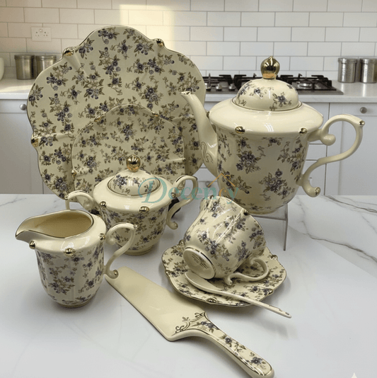 Royal Albert 31 Pcs Tea Set – Design 3