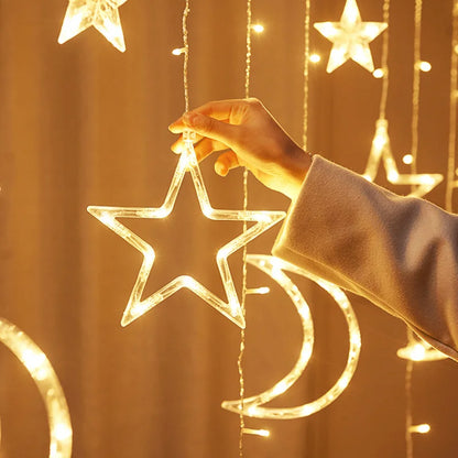 Moon Star LED String Lights Curtain String Lights