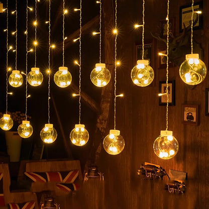 Wishing Ball curtain light string