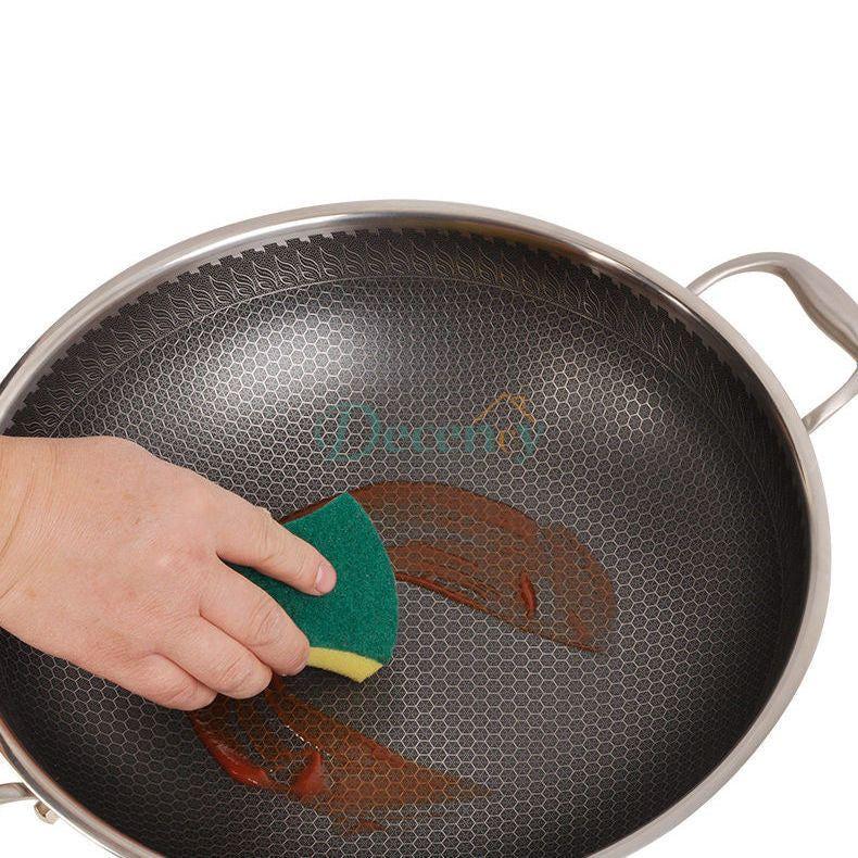 Stainless Steel  Honeycomb Pan