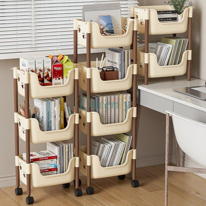 3 Layer Multi-Drawer Rolling Organizer Cart