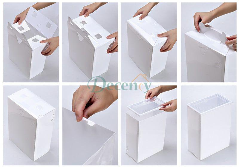 Stackable Shoe Storage Organizer (1 Box)