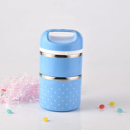 Stainless Steel  Round Lunch Tiffin Box