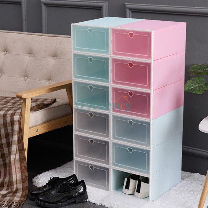 Stackable Shoe Storage Organizer (1 Box)