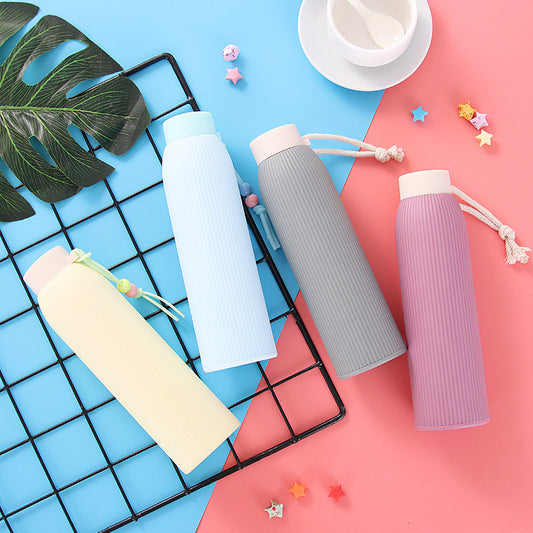 Water Bottle With Silicone Cover 350ml