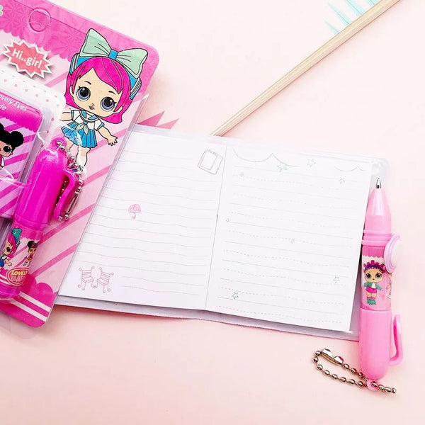 Note book with pen gift card set