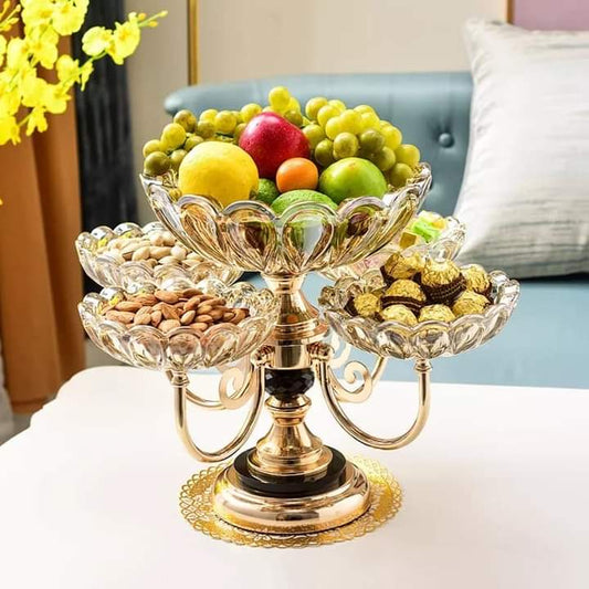 Rotating Dry Fruit Plate Rack