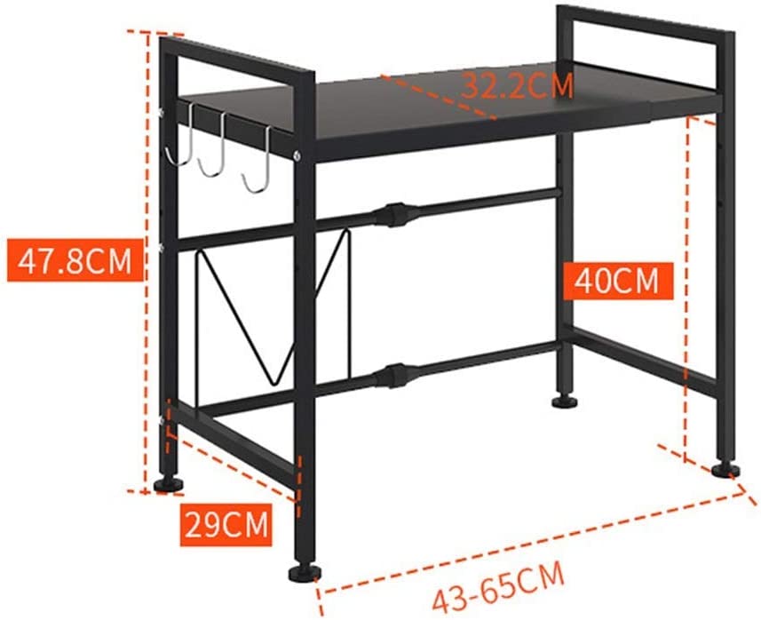 Adjustable Microwave Oven Shelf