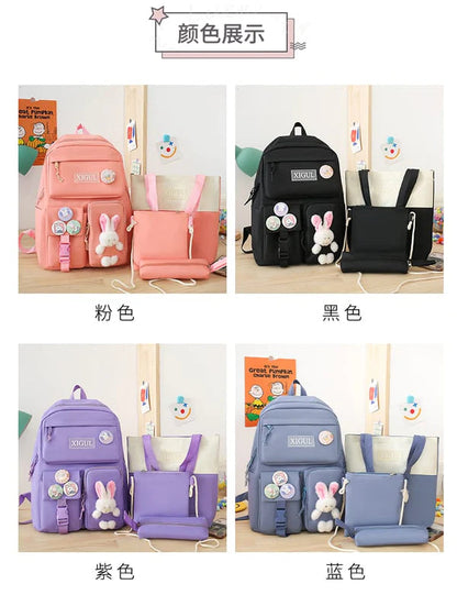 4 Pcs Bag Pack Set