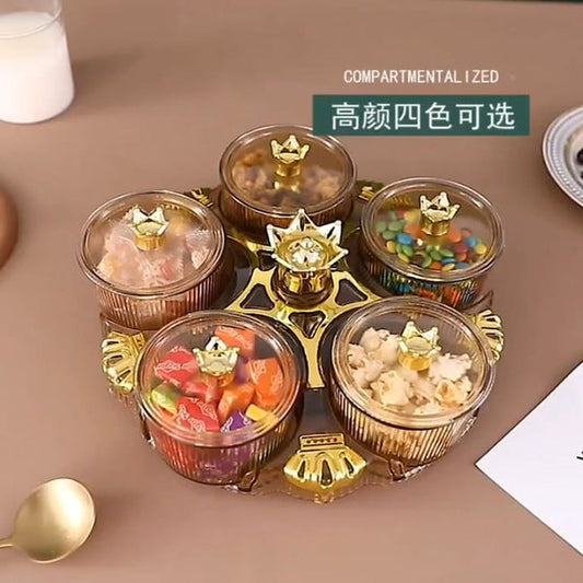 New Luxury Rotating Dry Fruit Dish