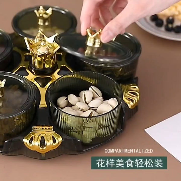 New Luxury Rotating Dry Fruit Dish