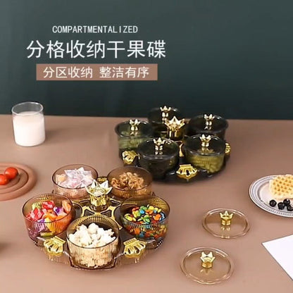 New Luxury Rotating Dry Fruit Dish