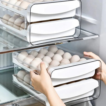 2 Layer Drawer Egg Storage Box