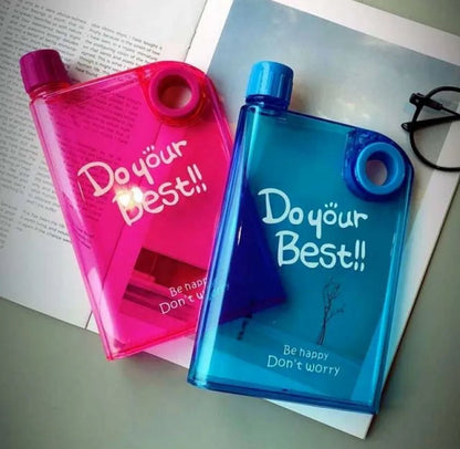 NoteBook Style Portable WaterBottle