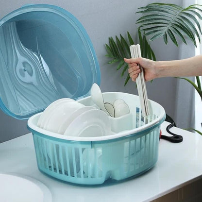 Covered Dish Drying Rack