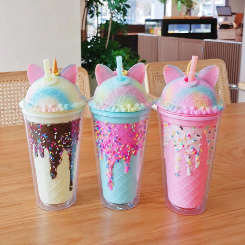 Cartoon Unicorn Ice Cup