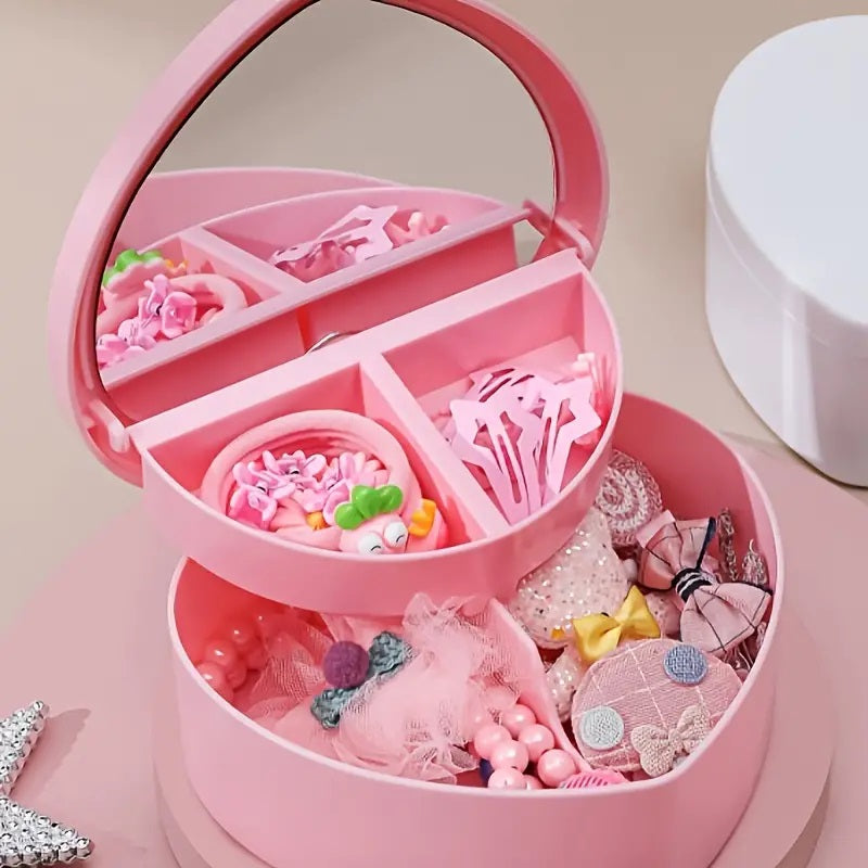 Cute Heart-Shaped Jewelry Box