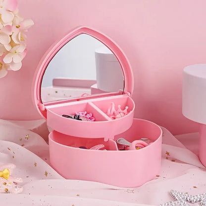 Cute Heart-Shaped Jewelry Box