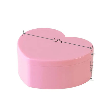 Cute Heart-Shaped Jewelry Box