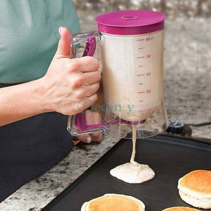 Manual Batter Dispenser Tool for Perfect Pancakes, Waffles, & Cupcakes