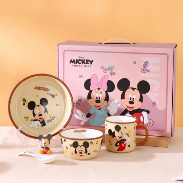 Mickey Mouse Ceramic Dinner Set of 4