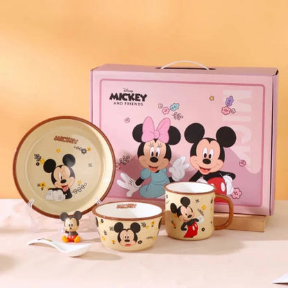 Mickey Mouse Ceramic Dinner Set of 4