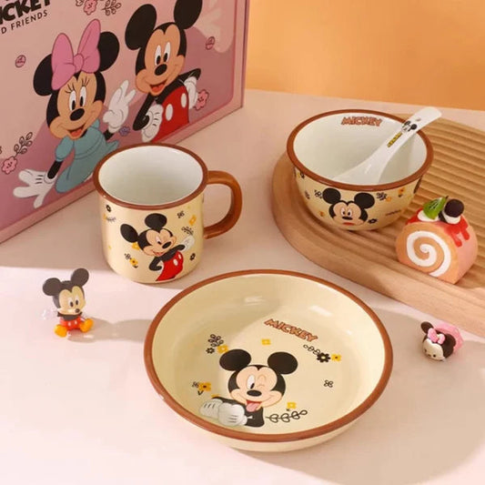 Mickey Mouse Ceramic Dinner Set of 4